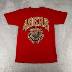 VTG 90s Home Team Advantage San Francisco 49ers NFL Shirt Mens L Red Preowned